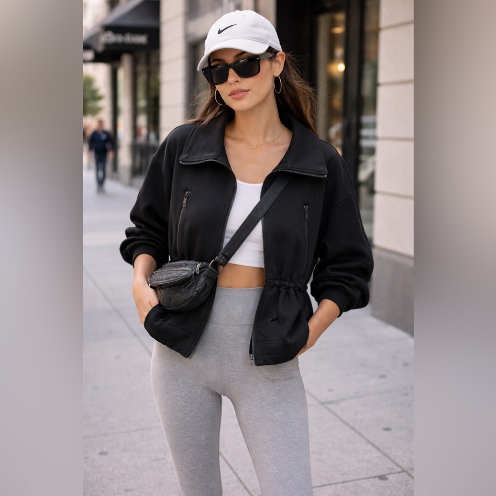 Zara Women's Black Athletic Jacket